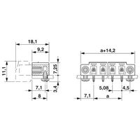 フエニックス・コンタクト プリント基板用コネクタ ソケット 極数6 MC 1，5/ 6ーGFー5，08 1セット(50個)（直送品）