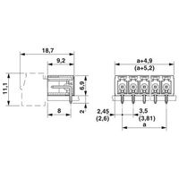 プリント基板用コネクタ ソケット 極数17 リフロー対応 MC 1，5/17ーGー3，81 P20 THR 1セット(50個)（直送品）