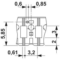 プリント基板用コネクタ ソケット 極数5 リフロー対応 MCV 1，5/ 5ーGFー3，81 P26 THRR56 1セット(200個)（直送品）