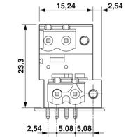 フエニックス・コンタクト プリント基板用コネクタ ソケット 2極2列 MDSTB 2，5/ 2ーGFRー5，08 1セット(50個)（直送品）