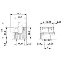フエニックス・コンタクト プリント基板用コネクタ ソケット 12極2列 MDSTBV 2，5/12ーGFー5，08 1セット(50個)（直送品）