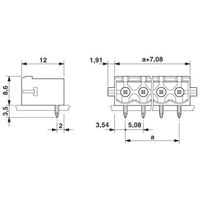 フエニックス・コンタクト プリント基板用コネクタ ソケット 極数14 MSTBA 2，5/14ーGー5，08ーRN 1セット(50個)（直送品）
