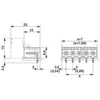 フエニックス・コンタクト プリント基板用コネクタ ソケット 極数21 MSTBA 2，5/21ーG 1セット(50個)（直送品）