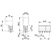 フエニックス・コンタクト プリント基板用コネクタ ソケット 極数24 MSTBV 2，5/24ーG 1セット(50個)（直送品）