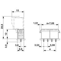 フエニックス・コンタクト プリント基板用コネクタ ソケット 極数8 MSTBVA 2，5/ 8ーGー5，08ーRN 1セット(50個)（直送品）