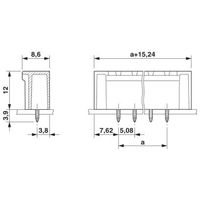 フエニックス・コンタクト プリント基板用コネクタ ソケット 極数10 MSTBVA 2，5/10ーGー5，08ーLR 1セット(50個)（直送品）
