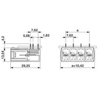 フエニックス・コンタクト プリント基板用コネクタ ソケット 極数3 PC 5/ 3ーGUー7，62 1セット(50個)（直送品）