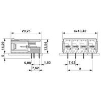 フエニックス・コンタクト プリント基板用コネクタ ソケット 極数10 PC 5/10ーGー7，62 1セット(50個)（直送品）