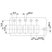 フエニックス・コンタクト パネル貫通端子台 PW 4ーPOTーSL/S 1セット(50個)（直送品）