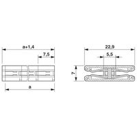 プリント基板用コネクタ カードエッジ式プラグコネクタ 極数12 ZEC 1，5/12ーLPVー7，5 C2 1セット(50個)（直送品）