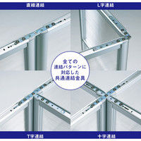 Garage AP（エーピー）パネル パーテーション 幅600×奥行40×高さ1374mm クリア 1枚（直送品）