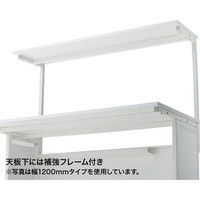 サンワサプライ SH-Bシリーズ デスク用オプション サブテーブル 幅1400×奥行330×高さ726mm ホワイト SH-BS140 1台（直送品）