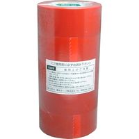 カラーOPP粘着テープ 赤 0.055mm厚 幅48mm×長さ100m KS-NO.233M-RED-50P 菊水テープ 1箱（50巻入）