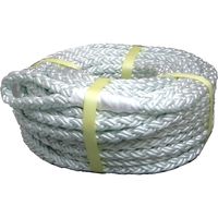 まつうら工業 ウインチ用ナイロンクロスロープ 16mmX50m 両端アイ加工 NR-8CROSS-16-50 1巻(50m)