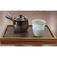 三陶 【萬古焼】うさぎ青 湯呑 約240cc(軽量陶器) 06819 1個（直送品）