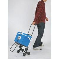 パール金属 キャプテンスタッグ イージーステップ 3輪キャリー M-7438 1個