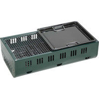 パール金属 キャプテンスタッグ NEWエフェクト ツーウェイバーベキューコンロ600 ホーロー鉄板 UG-0008（直送品）