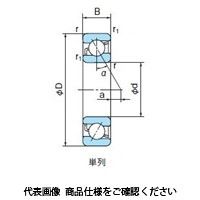 不二越 ベアリング アンギュラ玉軸受(単列) 7315B 1セット(2個)（直送品）