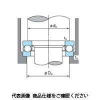 不二越 ベアリング スラスト玉軸受(単式) 平面座形 51220 1セット(2個)（直送品）