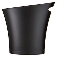 アンブラ スキニーカン 7.5L ゴミ箱 ブラック BK 1個 デスクサイド スリム おしゃれ 耐久性 幅170×奥行340×高さ330mm