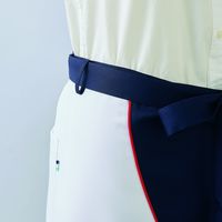 住商モンブラン サロンエプロン 兼用 ブルー/ホワイト F BW5507-29 1枚（直送品）