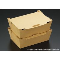 パックスタイル KMランチボックス 未晒 M 609133 1セット(100枚:25枚×4袋)