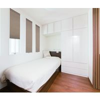 大湖産業 遮光・UVカットの小窓用断熱スクリーン 幅590×高さ1350mm ベージュ NH-3201M 突っ張り棒付き 1本（直送品）