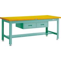 トラスコ中山 TRUSCO 作業台用引出 2列 グリーン FL-2 1個 466-8472（直送品）