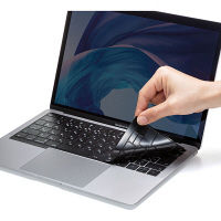 サンワサプライMacBook Air 13.3インチ Retinaディスプレイ用シリコンキーボードカバー（ブラック）FA-SMACBA13RBK 1個（直送品）