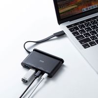 USBハブ　USB3.2Gen2　USB-C　Type-C×2、USB3.2Gen2×2　USBポート　USB-3TCH17BK　サンワサプライ　1個（直送品）