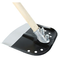 ビッグマン 三徳ジョレン 全鋼1350ミリ柄付 031055（直送品）