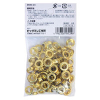 ビッグマン 片面ハトメ 7mm 真鍮メッキ 替え玉 BMM-04 1個