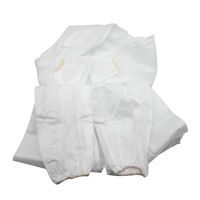 不織布作業衣 つなぎ白色 BNW-A 3Lサイズ（直送品）