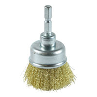 ビッグマン 6角軸カップブラシ真鍮線 50mm D 063942 1個