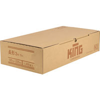キングコーポレーション 長3 クラフト封筒 〒なし 191221 1箱（1000枚入） 191221 1箱（1000枚入）