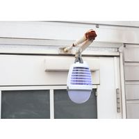 富士パックス販売 LEDライト付電撃殺虫器モスキライト FP-324（直送品）