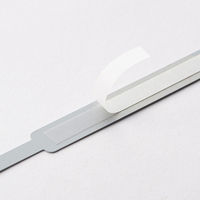 無印良品 スチールペーパーファスナー ライトグレー 8本入り 1箱（240本：8本入×30） 良品計画