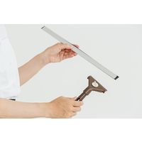 山崎産業 デイリークリーン 水切りワイパー  グラススクイジー　窓ワイパー本体 40cm幅　  3個