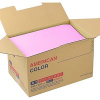 ムトウユニパック 角2 カラー封筒 アメリカンピンク 90 サイド 11171714 1箱(500枚)