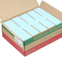 ムトウユニパック 洋長3 カラー封筒C10 NTブルー 100 ワクナシ 11700606 1箱(500枚入)