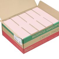 ムトウユニパック 洋長３ カラー封筒Ｃ１０ NTピンク 100 ワクナシ 11700614 1箱（500枚入）
