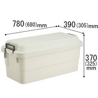 トランクカーゴ L 70L  アイボリー TC-70 リス