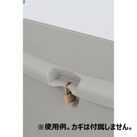 【軒先渡し】テラモト ワイドペールST(キャスター付) DS-259-080-0(800L) 23-2775-00 1台 23-5686-02（直送品）