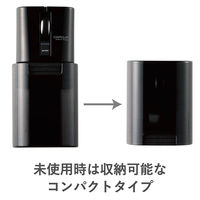 Bluetoothマウス 無線 ワイヤレス 静音マウス クリップ付 充電式 3ボタン 黒 M-FCC2BRSBK エレコム 1個