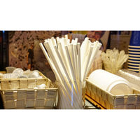 <日本製> 日本製紙 紙ストロー7φ×210mm 1箱300本 包装あり 426H014517421104263 1箱
