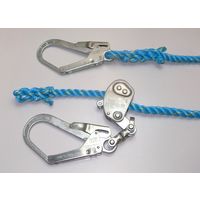 まつうら工業 青色ニューテトロン水平親綱(緊張器付) 16mmΦX10m NEW-TETORONーWF1610BLUE 1本