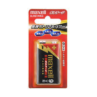 マクセル アルカリ乾電池（9V形） 6LF22（T）1B  1セット（10本入）