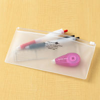 リヒトラブ(LIHIT LAB.) クリヤーケース PEN（通帳）サイズ 乳白（ホワイト） F5301-1 10枚