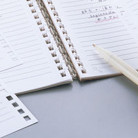 LIHIT LAB. AQUA DROPs ツイストノート 青 セミB5・29穴 N1608-8 1冊