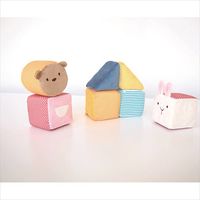 エド・インター ふわふわアニマルブロック 布製 1セット